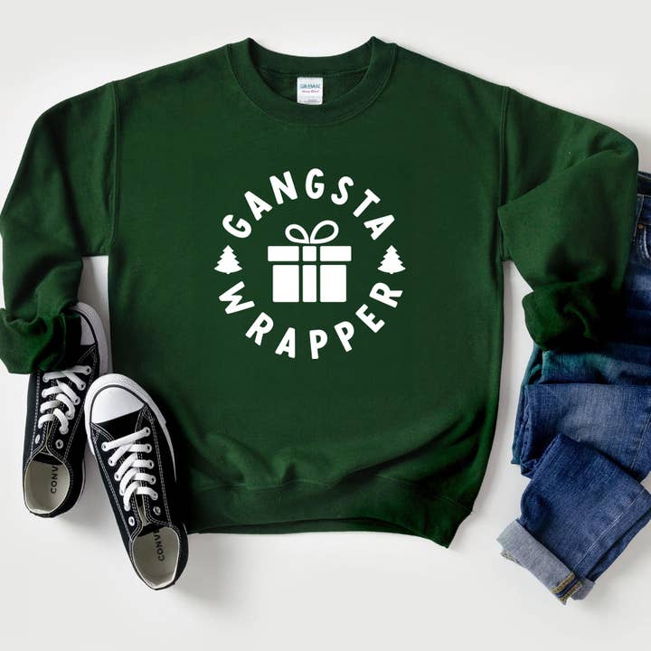 Gangsta Wrapper Sweatshirt for wholesale by Out Of Office Brands