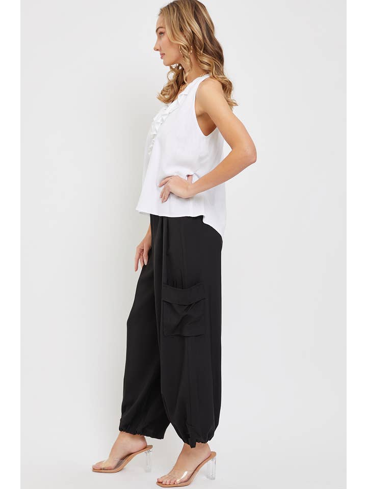 Sweet Lovely by Jen - Wholesale Lounge Sweatpants/Joggers - Women's - BOHO FEELS FLOWY LOOSE FIT JOGGER PANTS23