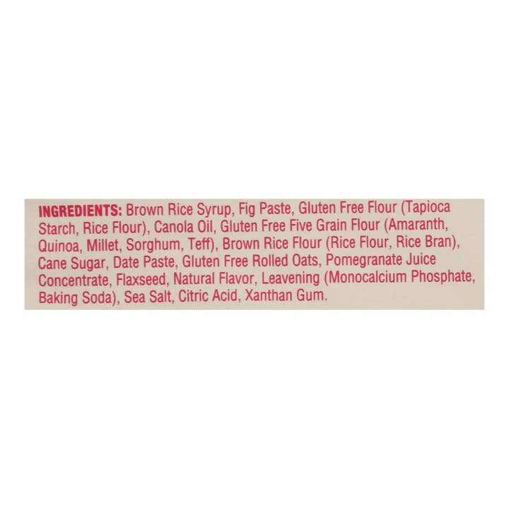 Everyday Supply Co - Wholesale Snack Bar - Gluten-Free Pomegranate Fig Bars - 12 Pack