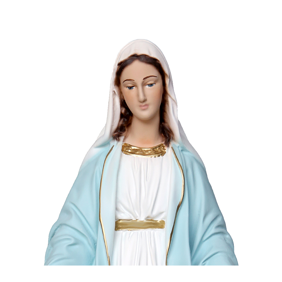 ArteSacraCaravaggio - Vente Figurine décorative - Statue de la Vierge Miraculeuse 35 cm en résine fabriquée en Italie1