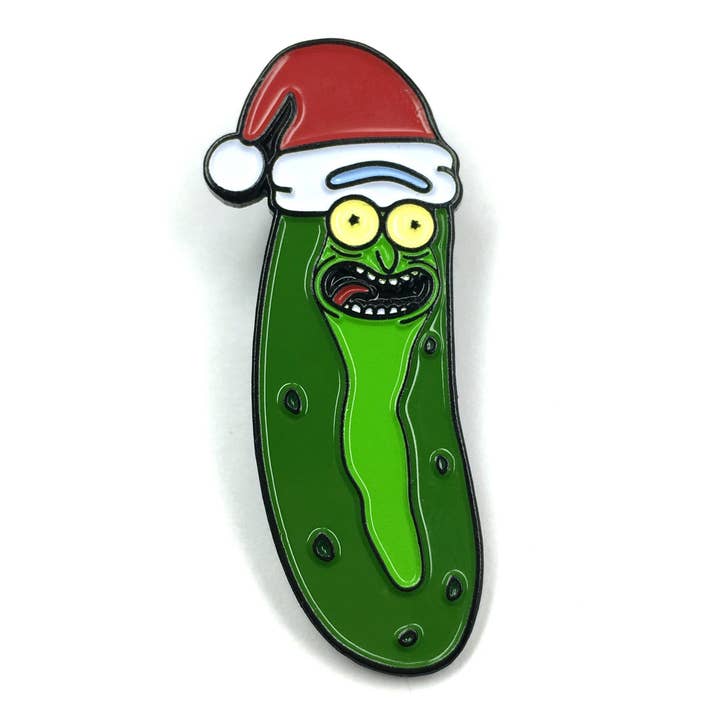 Christmas Pickle Enamel Pin for wholesale by Kolorspun Pins