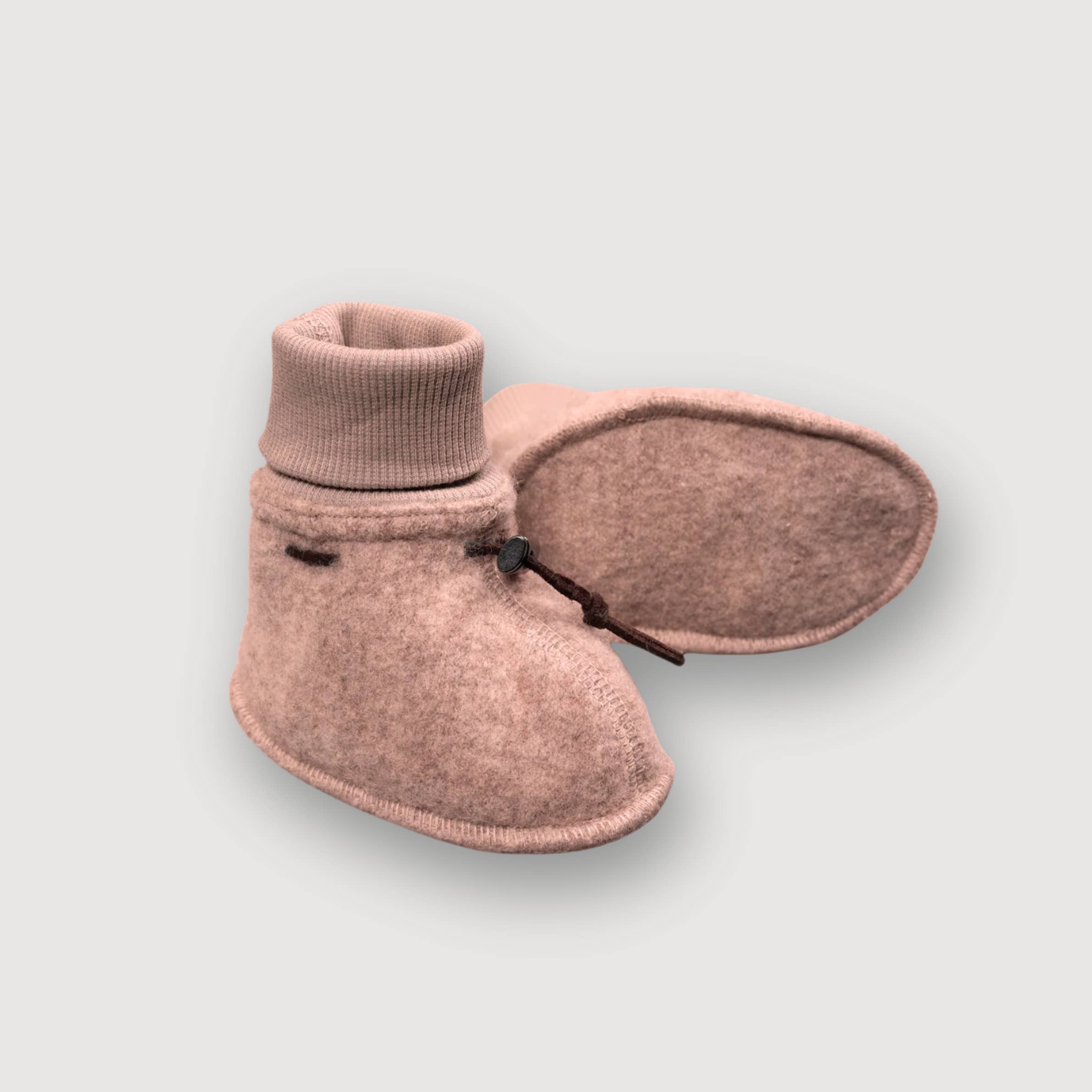 Finch & Fable - Vente Bottines – bébé - Chaussons en laine pour bébé - Biscuit