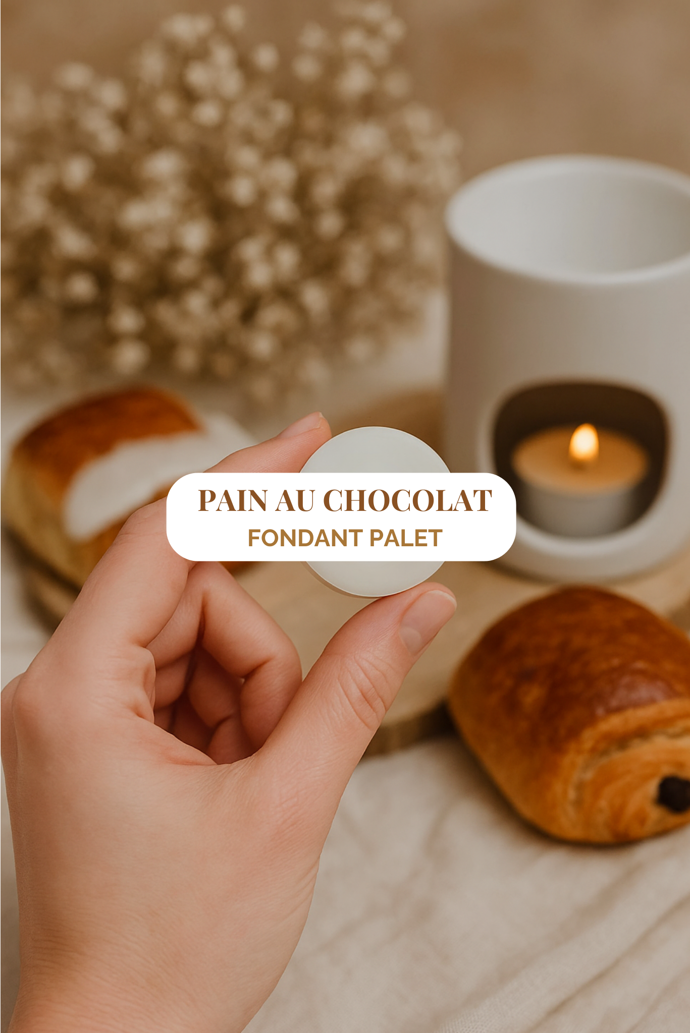 WILD CHILD Bougies & Co - Wholesale Wax Melt - "Pain au chocolat" - Scented fondant 5h0