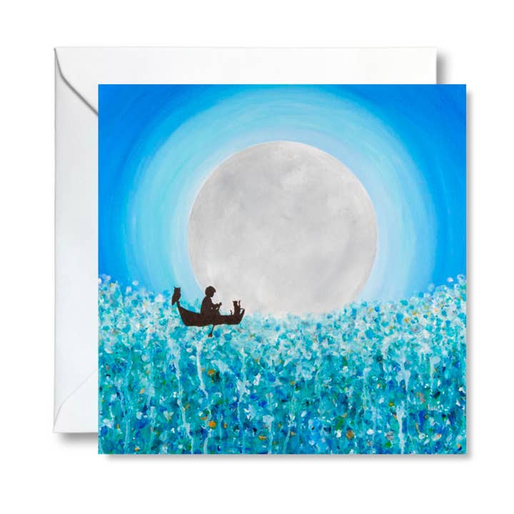 Ugle og pussycat Art Card for engroshandel hos Dream Capture Artwork