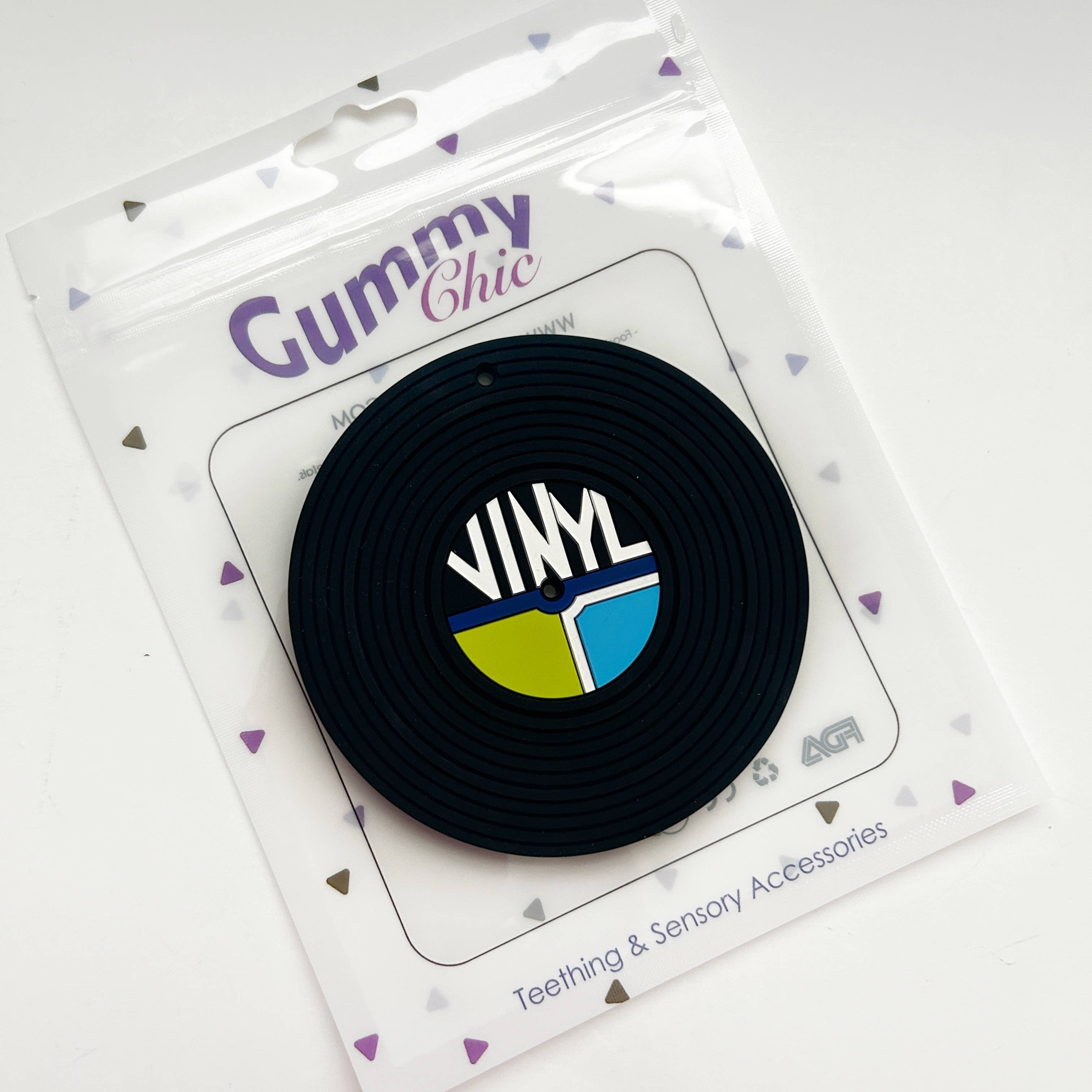 Gummy Chic – wholesale Teether (not clip-on) – Baby – Vinyl Record Silicone Baby Teether Toy for Music Lovers 5