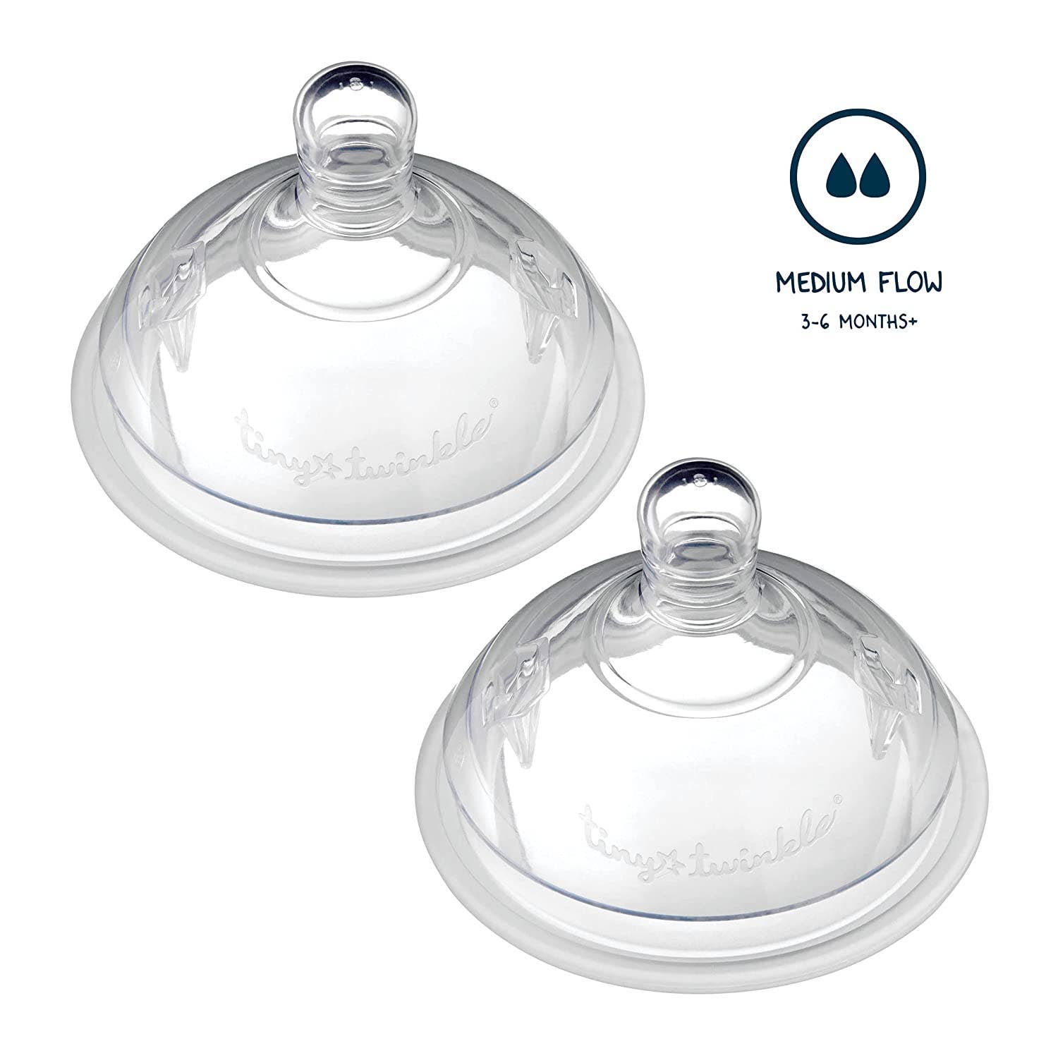 Tiny Twinkle - Wholesale Baby bottle - Tiny Twinkle - Silicone Baby Bottle Nipple 2PK (MSKU: NP2-1 ; NP2-2; NP2-3)1