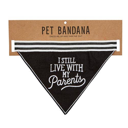 Santa Barbara Design Studio by Creative Brands - Wholesale Pet Bandana - Dog - Pet Bandana - I Still Live With My Parents