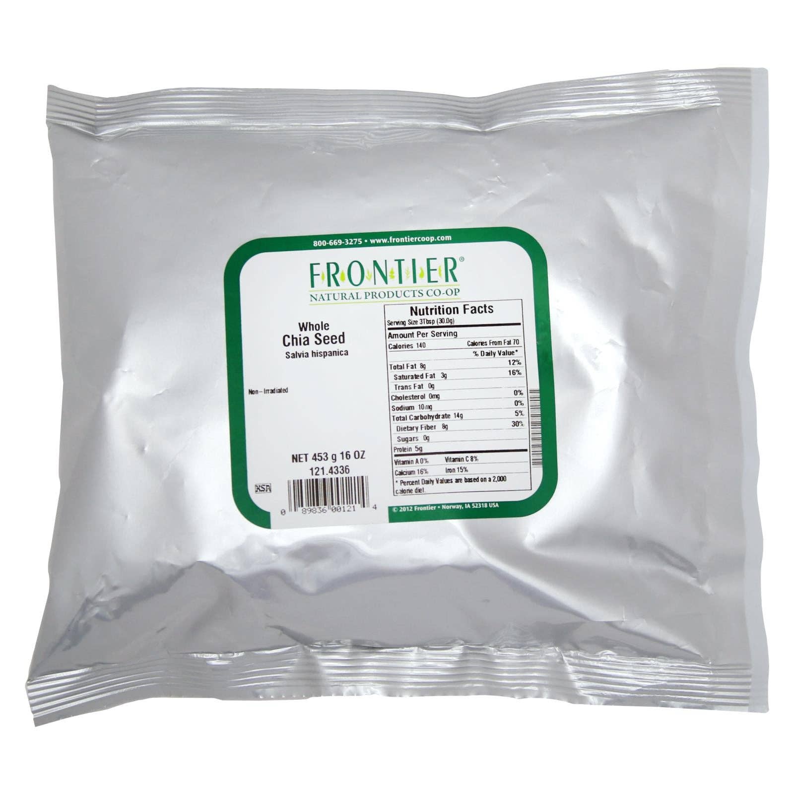 Everyday Supply Co - Wholesale Plant Seeds - Frontier Herb Chia Seed Whole - Single Bulk Item - 1lb0