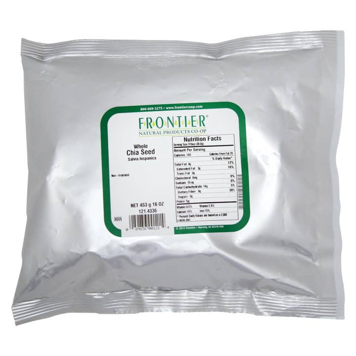 Everyday Supply Co - Wholesale Plant Seeds - Frontier Herb Chia Seed Whole - Single Bulk Item - 1lb