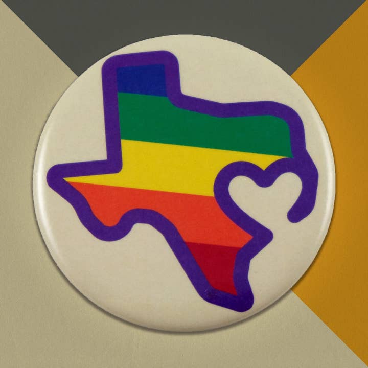 Texas is Love Button voor wholesale door The Raven and the Goose