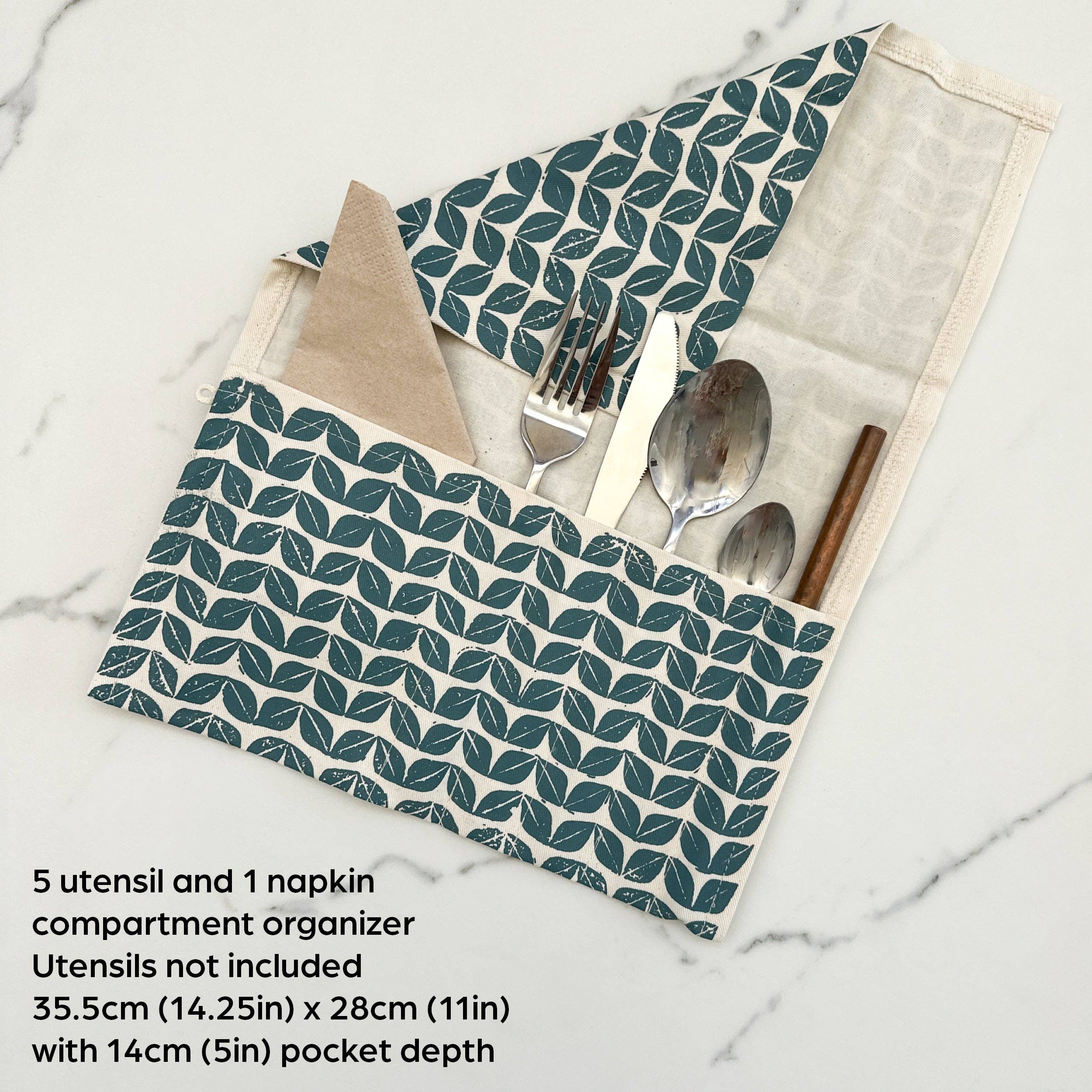 spaZa - Wholesale Lunch Bag/Box - Cutlery Roll | carry your utensils for lunch box, picnic, ro3