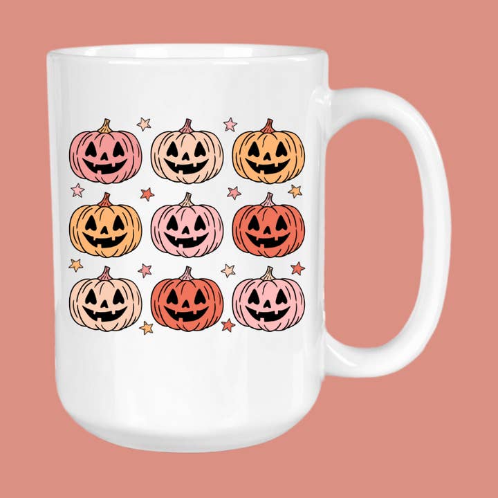 Caneca de Café com Sabor a Abóbora, Chávena de Café, Halloween por atacado de GirlySips