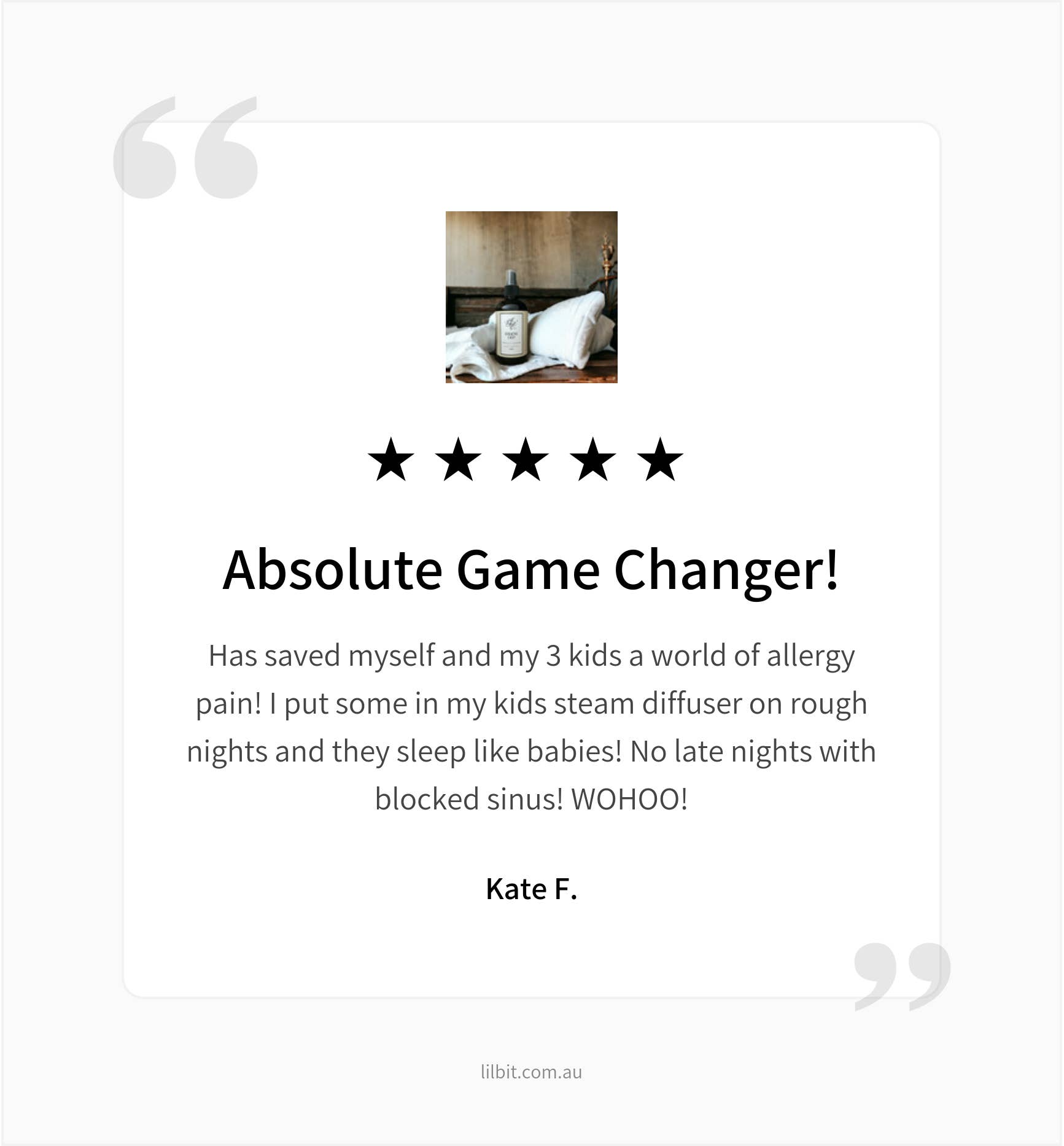 Lil'Bit Better - Wholesale Room & Linen Spray - Breathe Easy Decongestant Room Spray 250ml - Organic 7