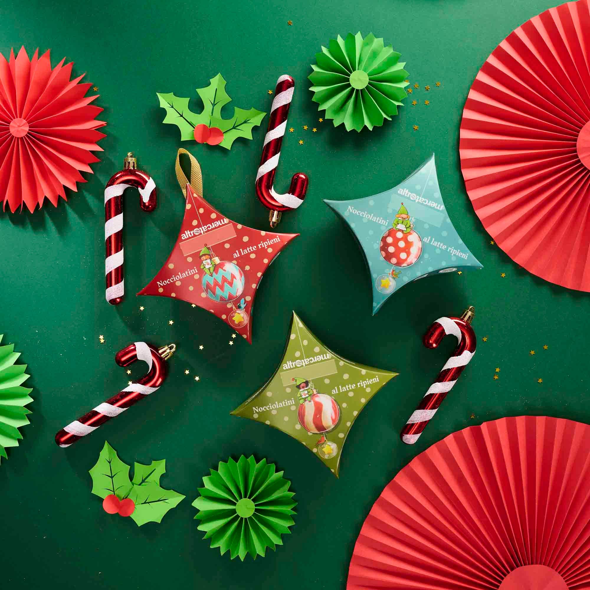 Altromercato - Wholesale Chocolate - Hanging Star-shaped Hazelnut Chocolates 55 g19