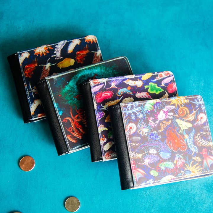 The Slug And Kraken - Wholesale Wallet - Men's - Nudibranchs of the World Small Mens wallet3