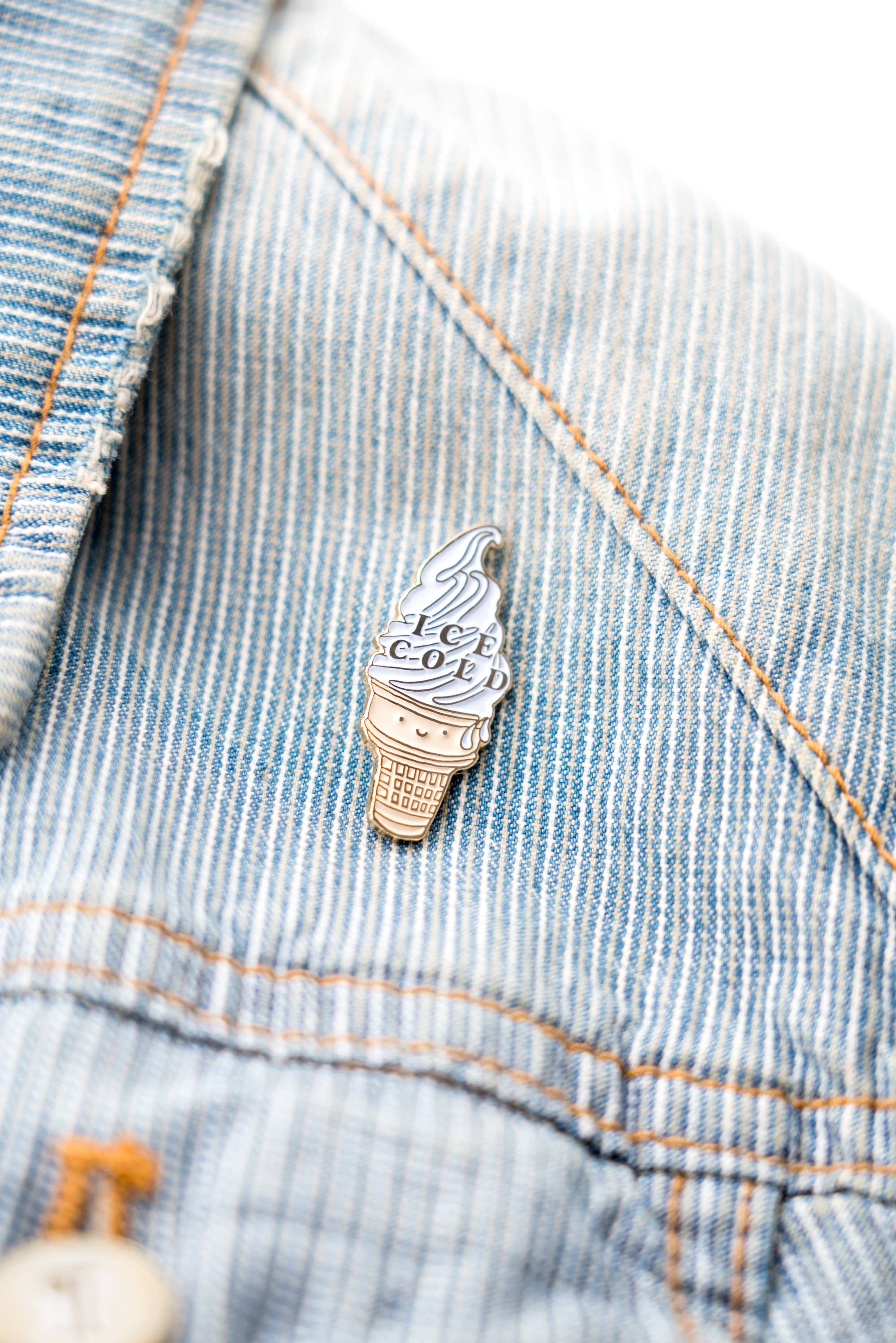 ILOOTPAPERIE – Engroshandel Reversnål/knap – NY! ** Ice Cream Soft Serve Blød Emalje Revers Pin1