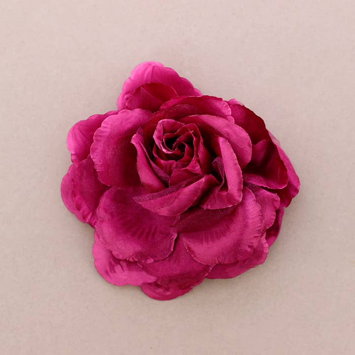 Sonata - Vendita all'ingrosso Spille - Spilla a forma di fiore in tessuto 16 cm5