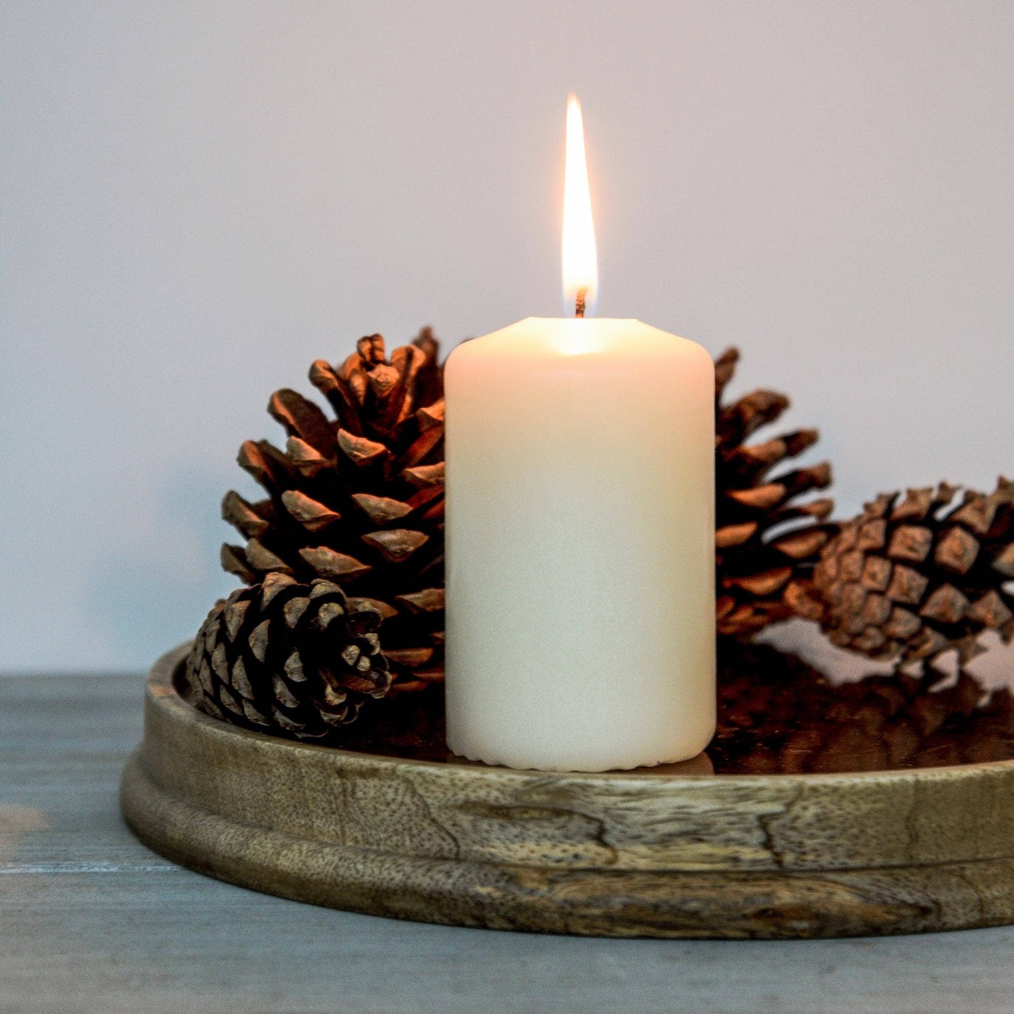 Ivyline – wholesale Pillar candle – Ivory Indoor Non-Drip Pillar Candle (various sizes)4