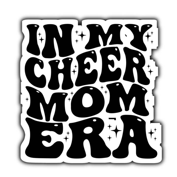 In my cheer mom era sticker for wholesale by Stick to it creations