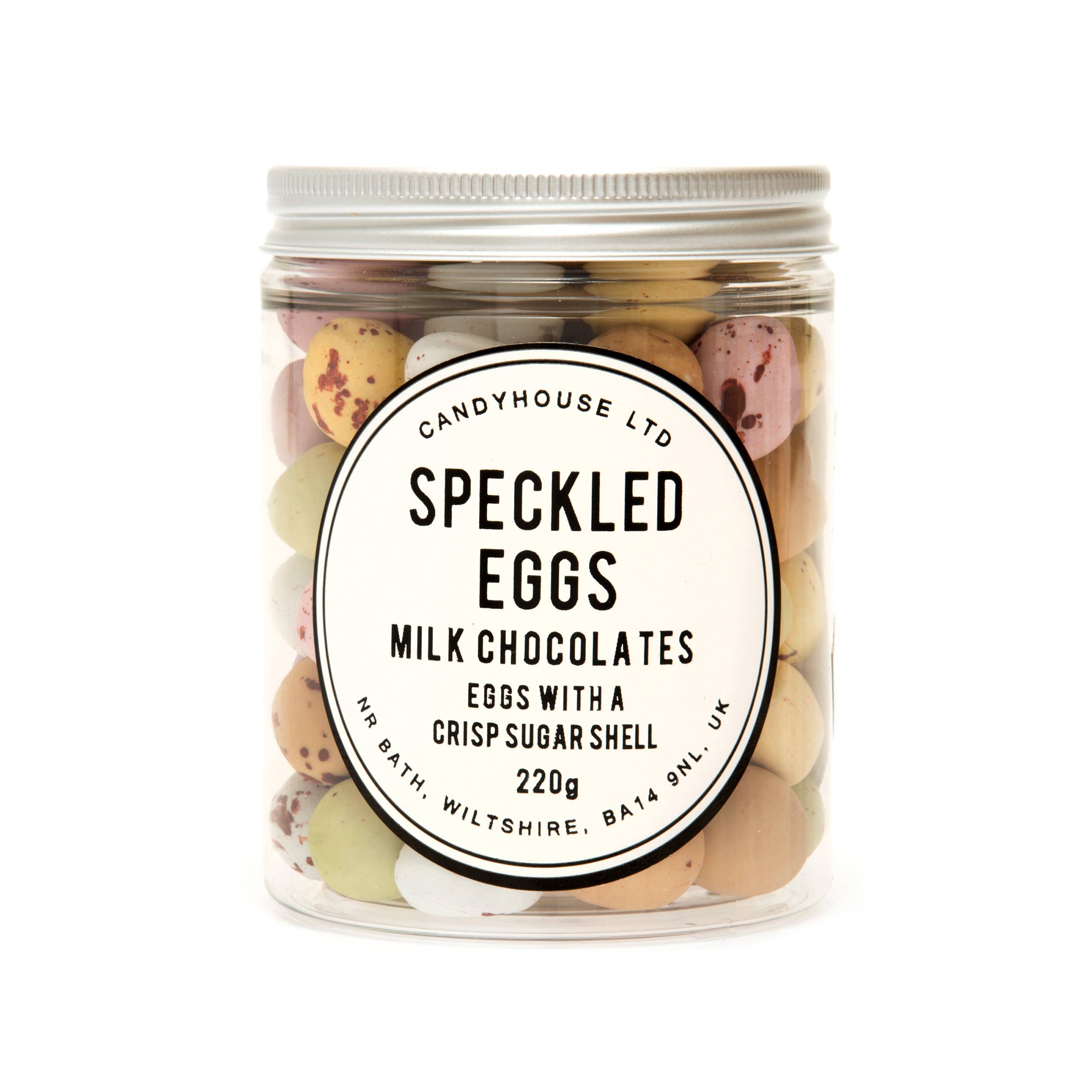 Candyhouse Ltd - Wholesale Snoepjes met chocolade - Gevlekte Eieren in Jampot0