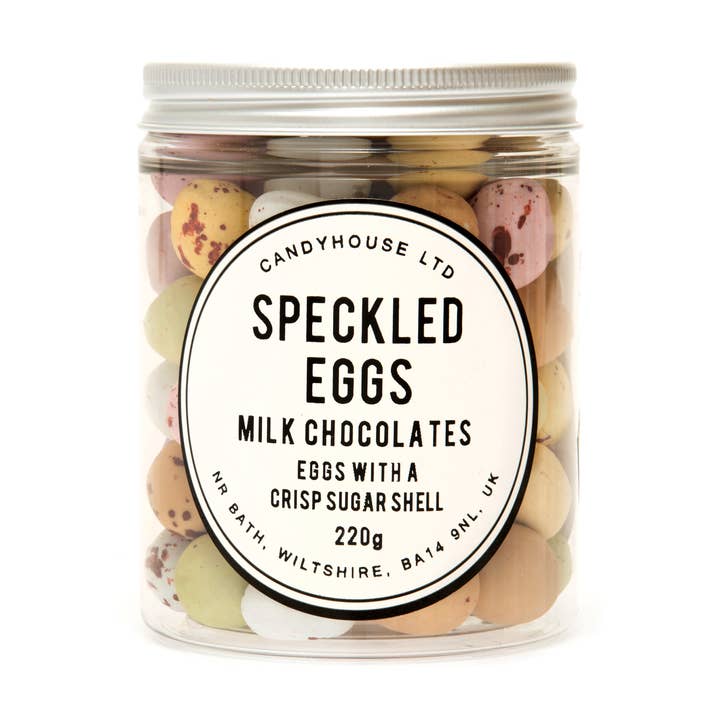 Speckled Eggs in Jam Jar for wholesale by Candyhouse Ltd