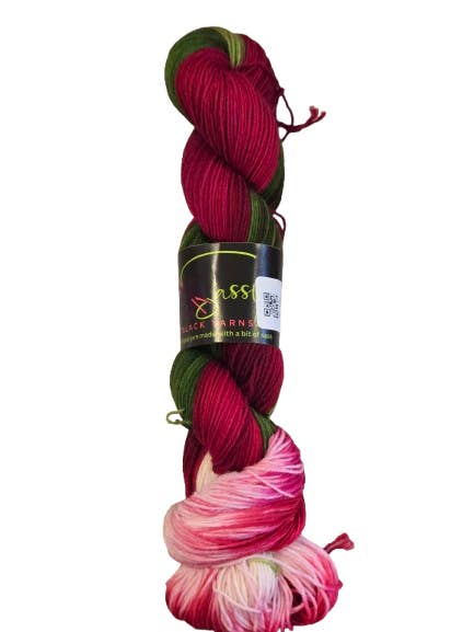 Pastèque Crazy pour la vente par Sassy Black Yarns