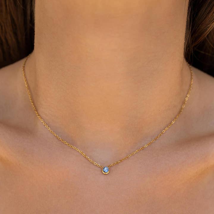 Star Stone Necklace for wholesale by ALCO Jewelry