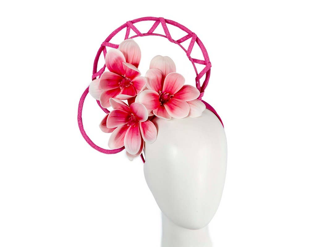 Max Alexander by Cupids Millinery Melbourne – wholesale Fascinator-hatt - Dam – Unikt blommafascinator pannband2