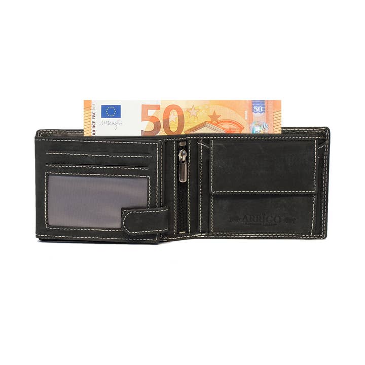 Arrigo - Wholesale Wallet - Men's - Leather Men's Wallet with RFID - Billfold - Arrigo16