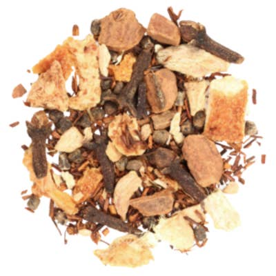 Rooibos Vanilla Chai Herbal Caffeine-free loose-leaf tea for wholesale by Sub Rosa Tea