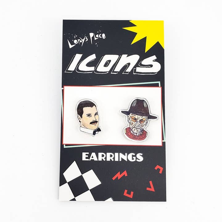 Puces d'oreilles Another One Bites the Dust pour la vente par Leroy's Place