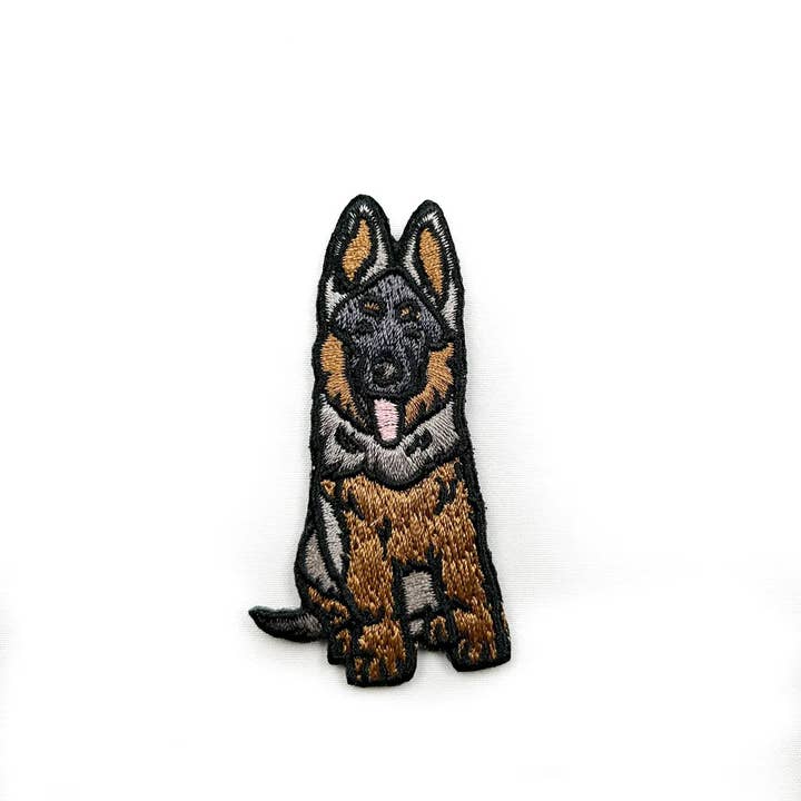 Field Trip Threads - Vendita all'ingrosso Toppe - Toppa termoadesiva ricamata con pastore tedesco Pet Lover Police 1