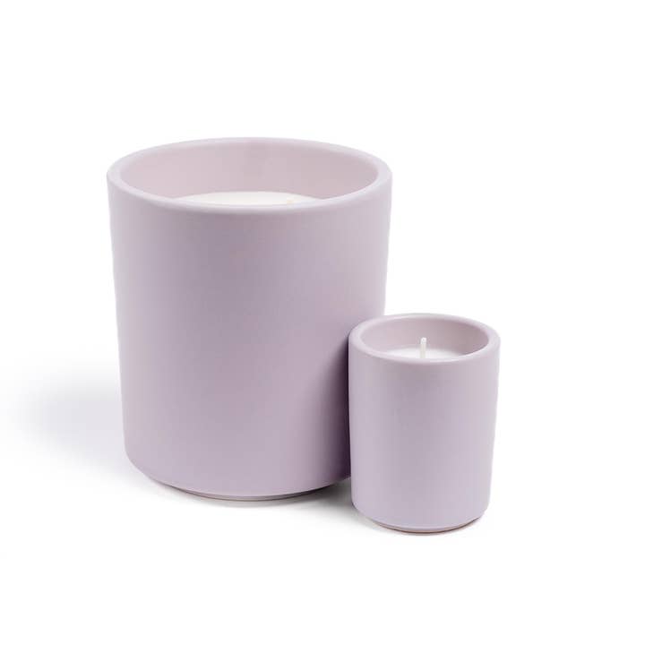 Earth & Ember: Blackberries & Basil - 2oz Votive Candles for wholesale on Faire