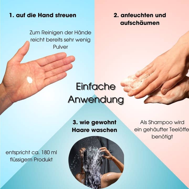 Sölve - Wholesale 2-in-1 Shampoo & Body Wash - go-wash Hand, Body, and Hair Wash Powder3