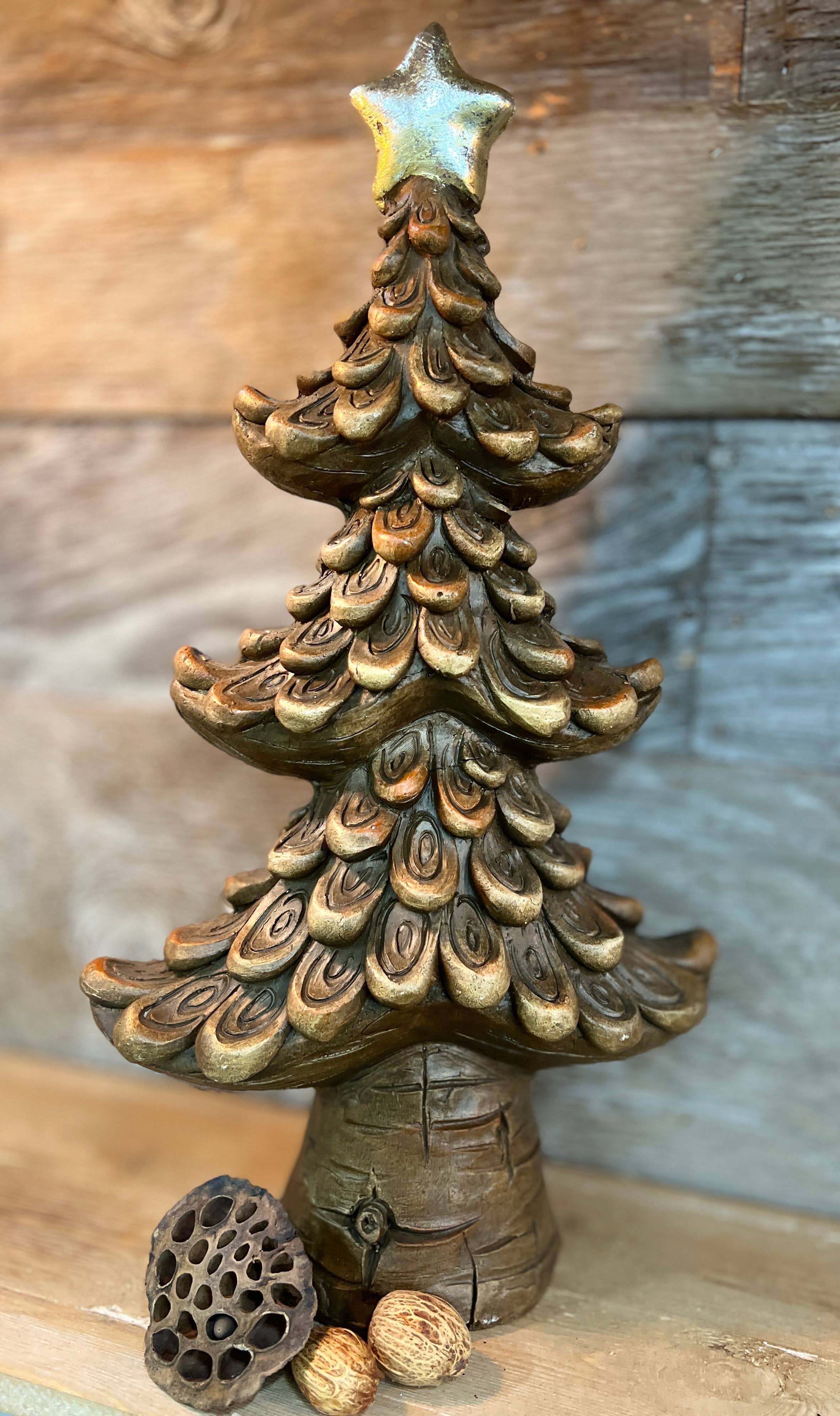 Wholesale Home Decor - Wholesale Christmas Decoration - Resin Oak Tree 18in0