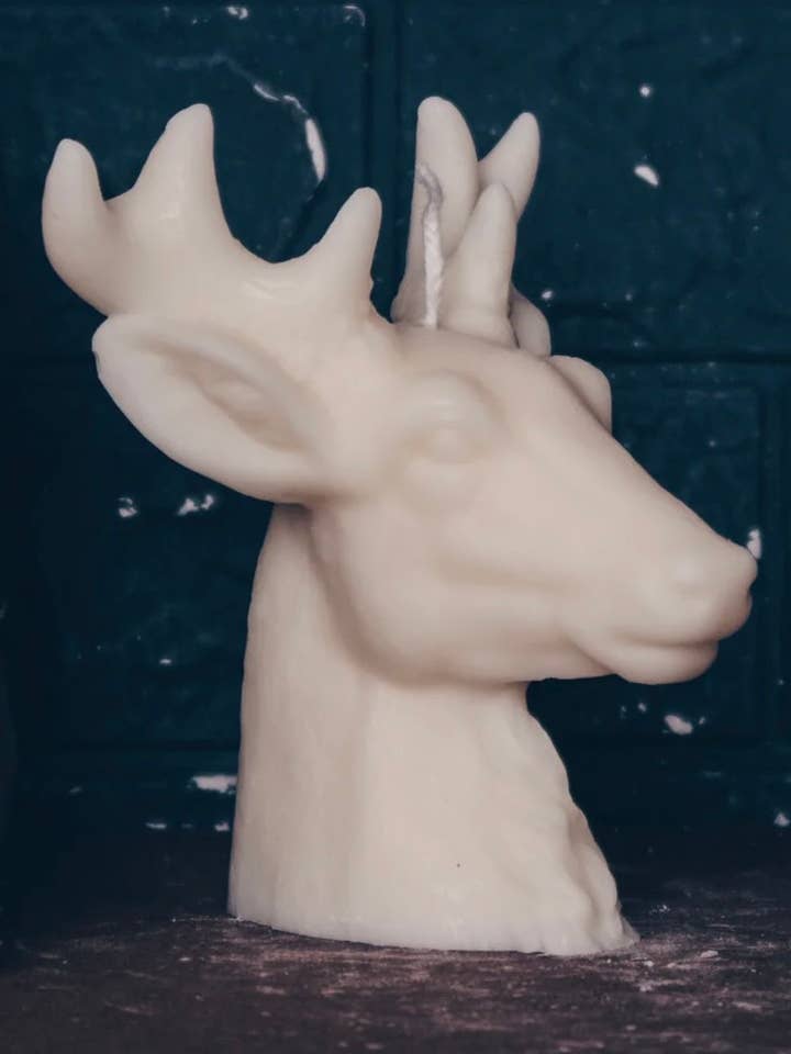 DEER CANDLE | PILLAR for wholesale by A Pleasant Thought
