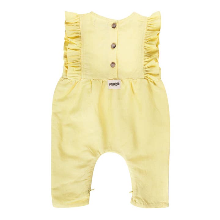 Ponchik Babies + Kids - Mono de lino con volantes - Sunshine para venta al por mayor de Ponchik Babies + Kids