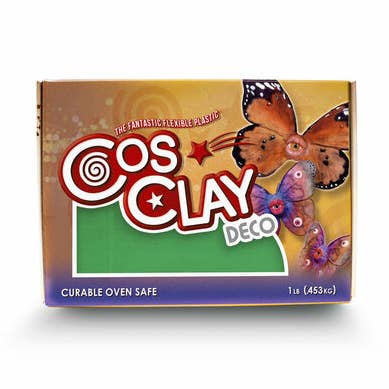 Cosclay Deco Grön för wholesale av Zwajomi Clay