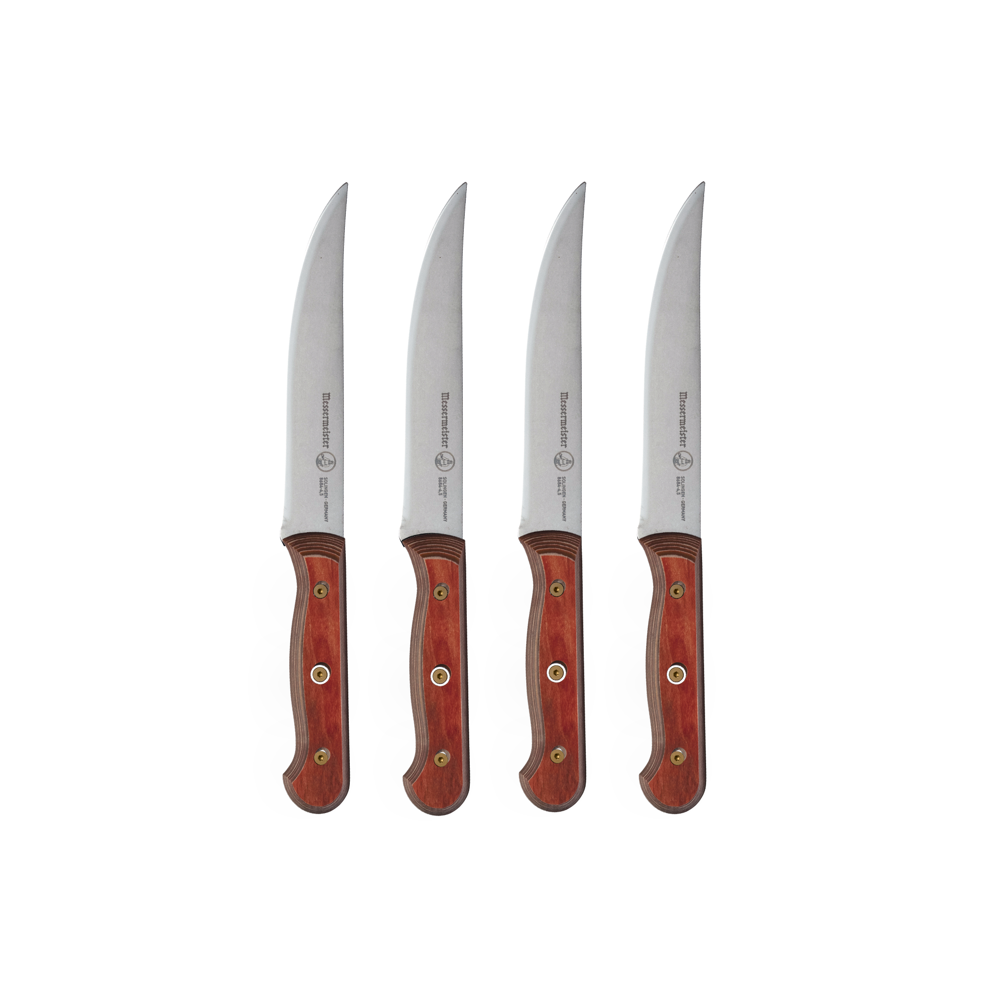 Messermeister - Wholesale Knife Set - Custom Red 4 Piece Steak Knife Set0