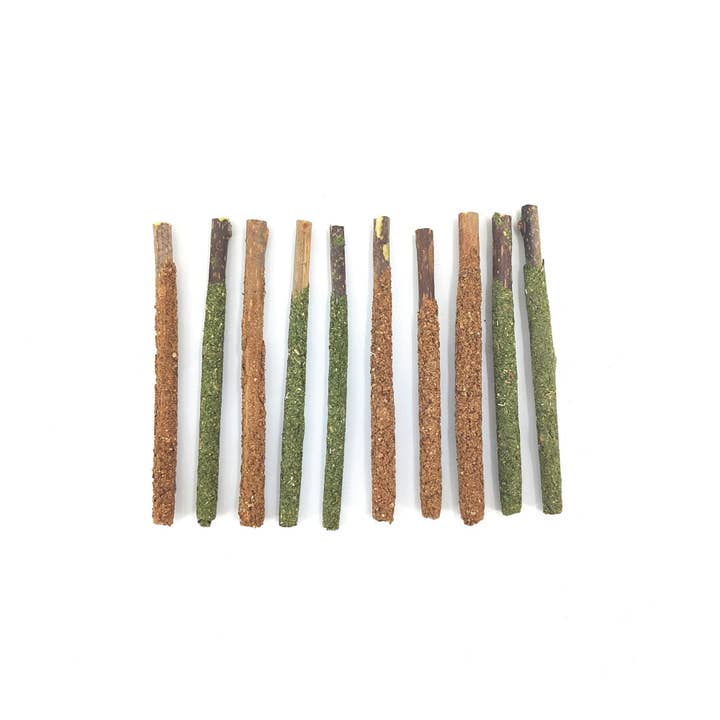 PPJ Sticks – 10-Pack Silvervine Chew Toys for Cats for wholesale by Paw Paw by Jeanne