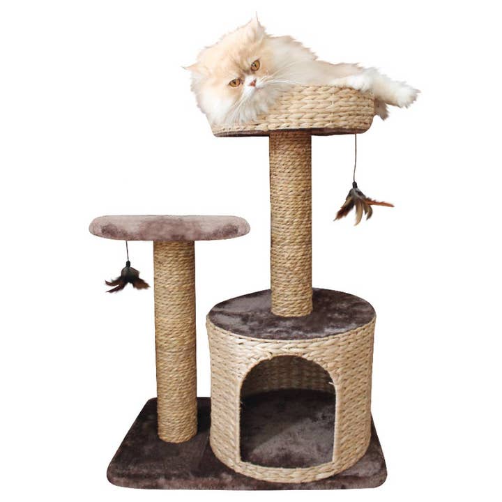 Scratching post - Natural Larch - Croci for wholesale by Croci S.p.A.