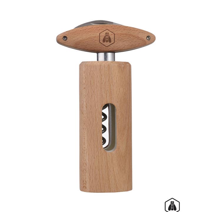 LAGUIOLE- Corkscrew With Rotating Wooden Handle for wholesale by Laguiole