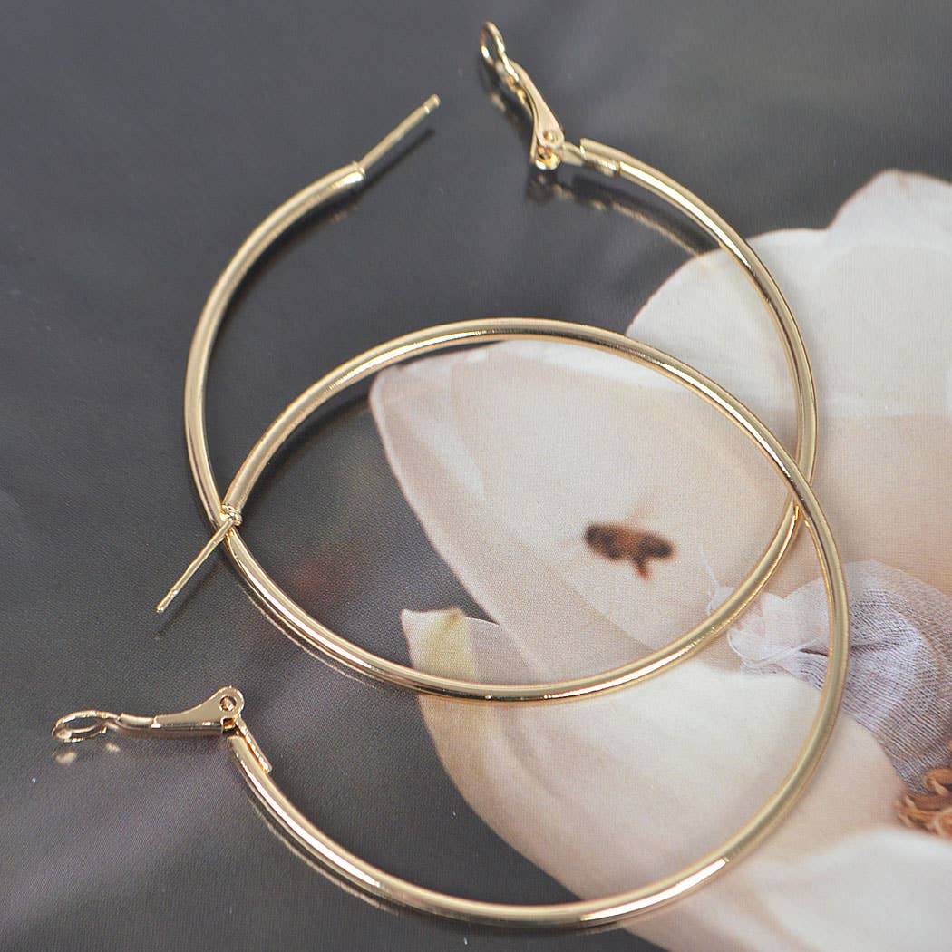 3AM BY H&D ACCESSORIES – Engroshandel Hoops – Metal 60mm Hoop Ørering2