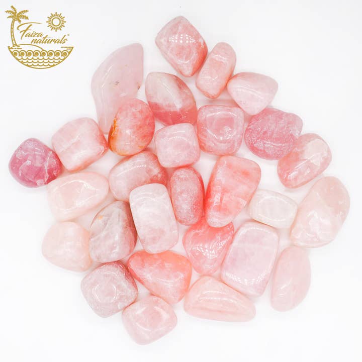 Faiza Naturals - Wholesale Spiritual Stone/Crystal - Rose Quartz Tumbled Crystals Bulk