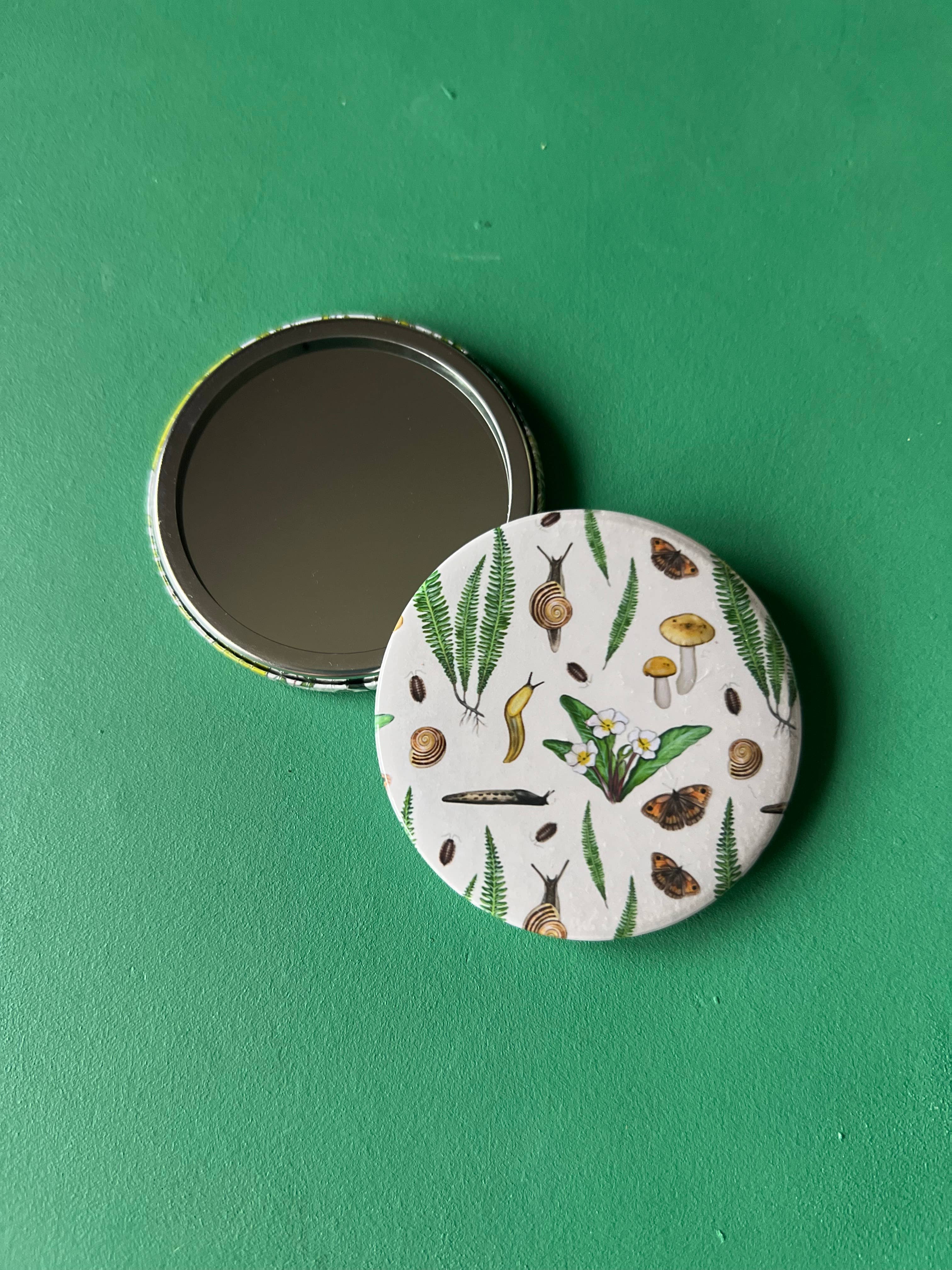 Tansy Moore - Wholesale Compact Mirror - Forest Floor Pocket Mirror5