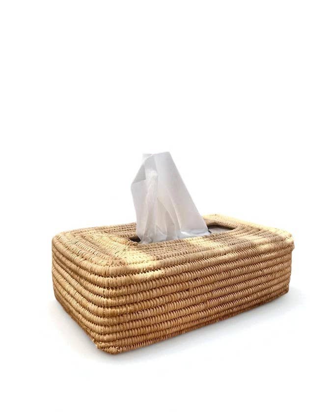 HandmadeBestSeller - Wholesale Tissue-doosje - Handgeweven Palmblad Tissuedoos – Natuurlijke Decoratie1