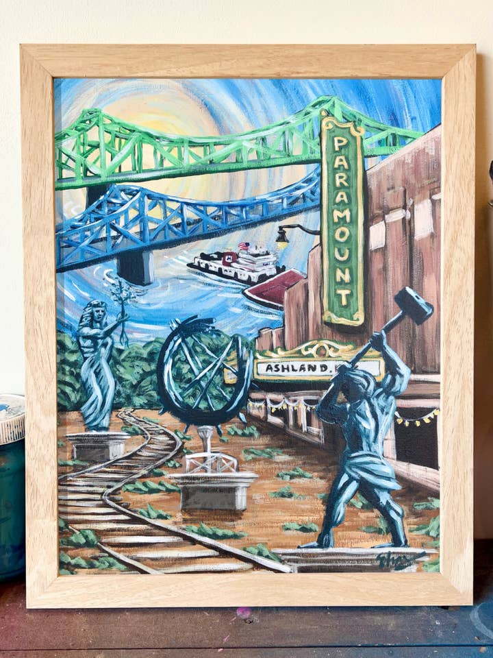 Ashland, Kentucky Art Print for wholesale by Elias Reynolds Art