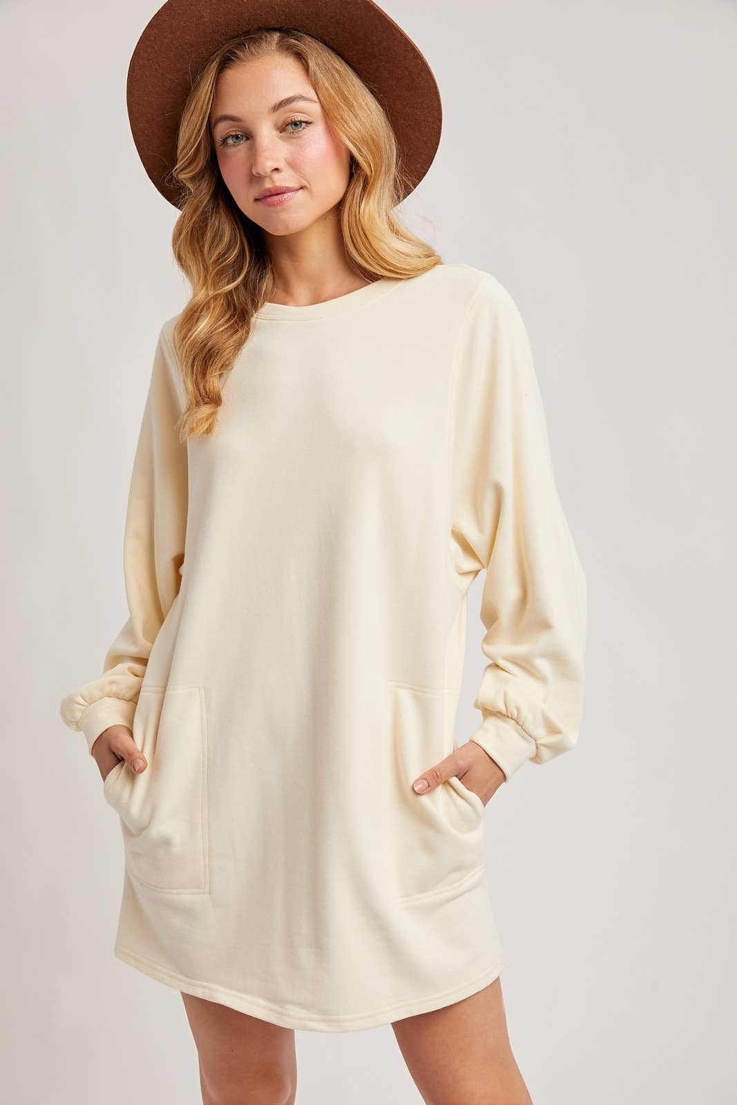 Bluivy - Vente Robe – femme - Robe mini en french terry15