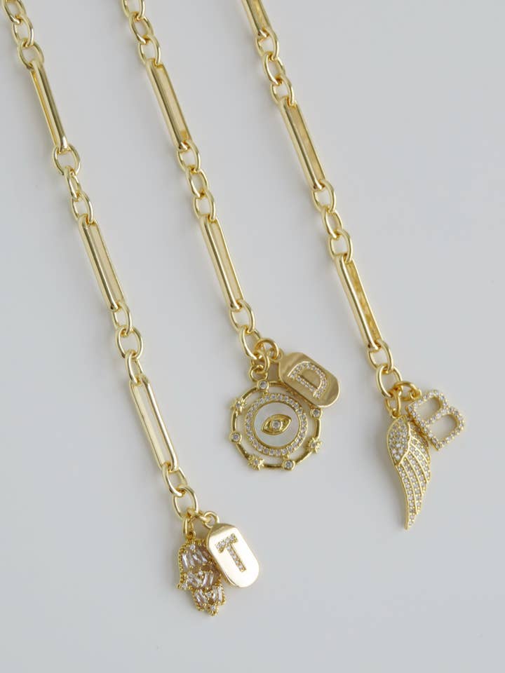 Set Your Intention Initial Bracelet for wholesale by Boutique Suarez Co.