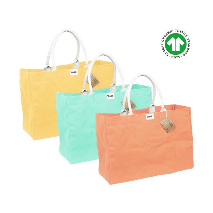 Sortiment von 3 Strandtaschen - Frühling/Sommer - Venga für den Großhandel von Ecodis - Grand Beau